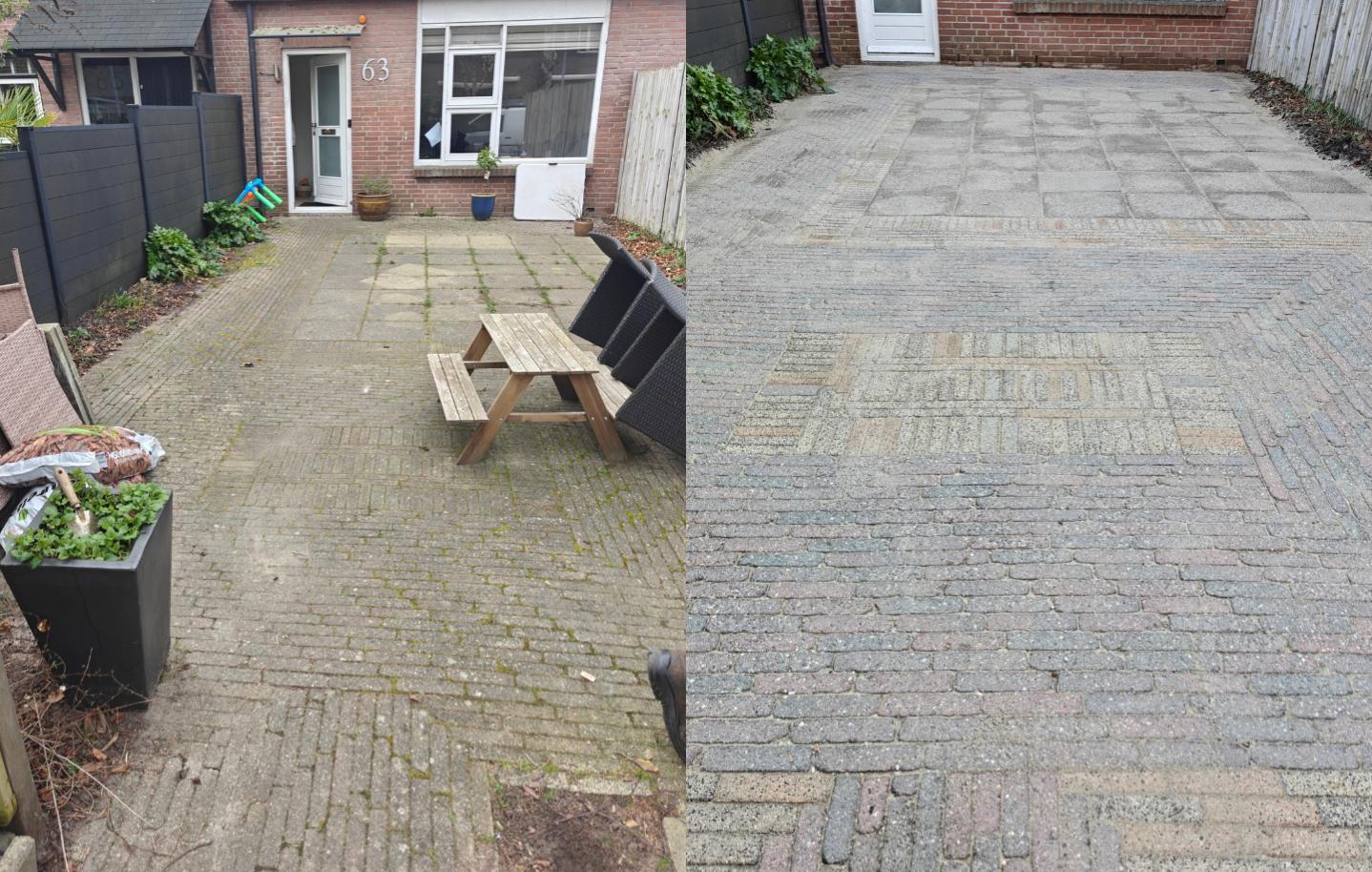 Professionele terrasreiniging