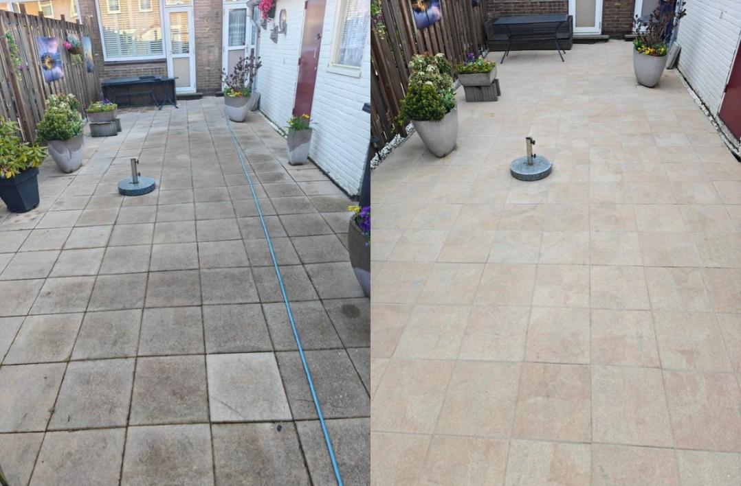 Professionele terrasreiniging door CIA Reiniging